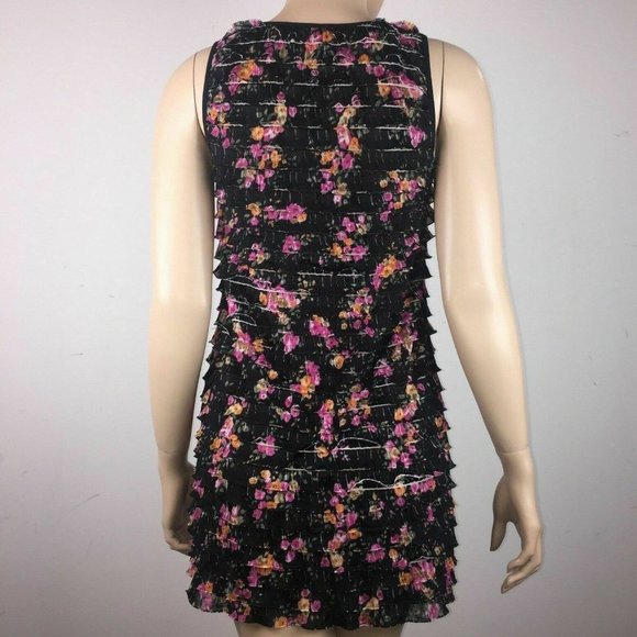 Free People S Multicolor Floral Ruffle Tunic Tank - Picture 5 of 9